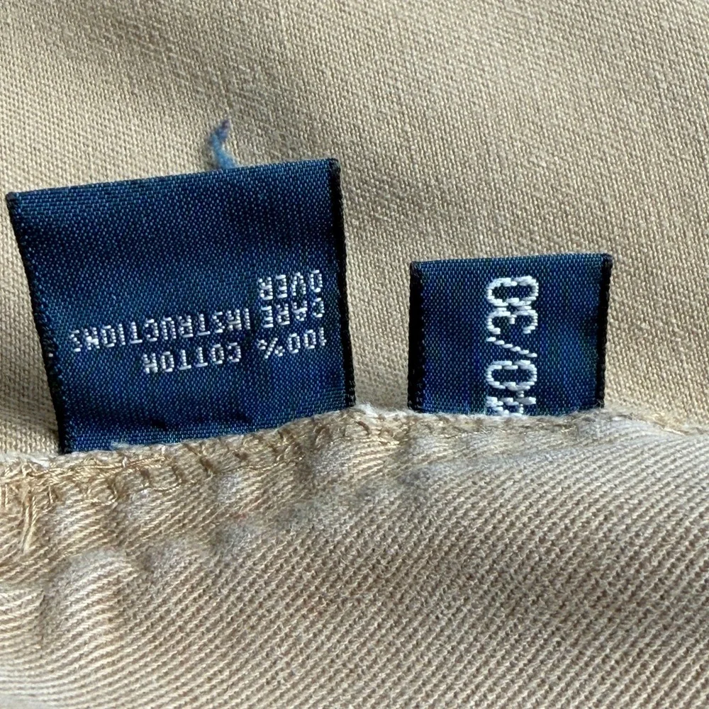 Polo Ralph Lauren Classic Chino Tan Khaki Cotton Twill Straight Pants 40x30